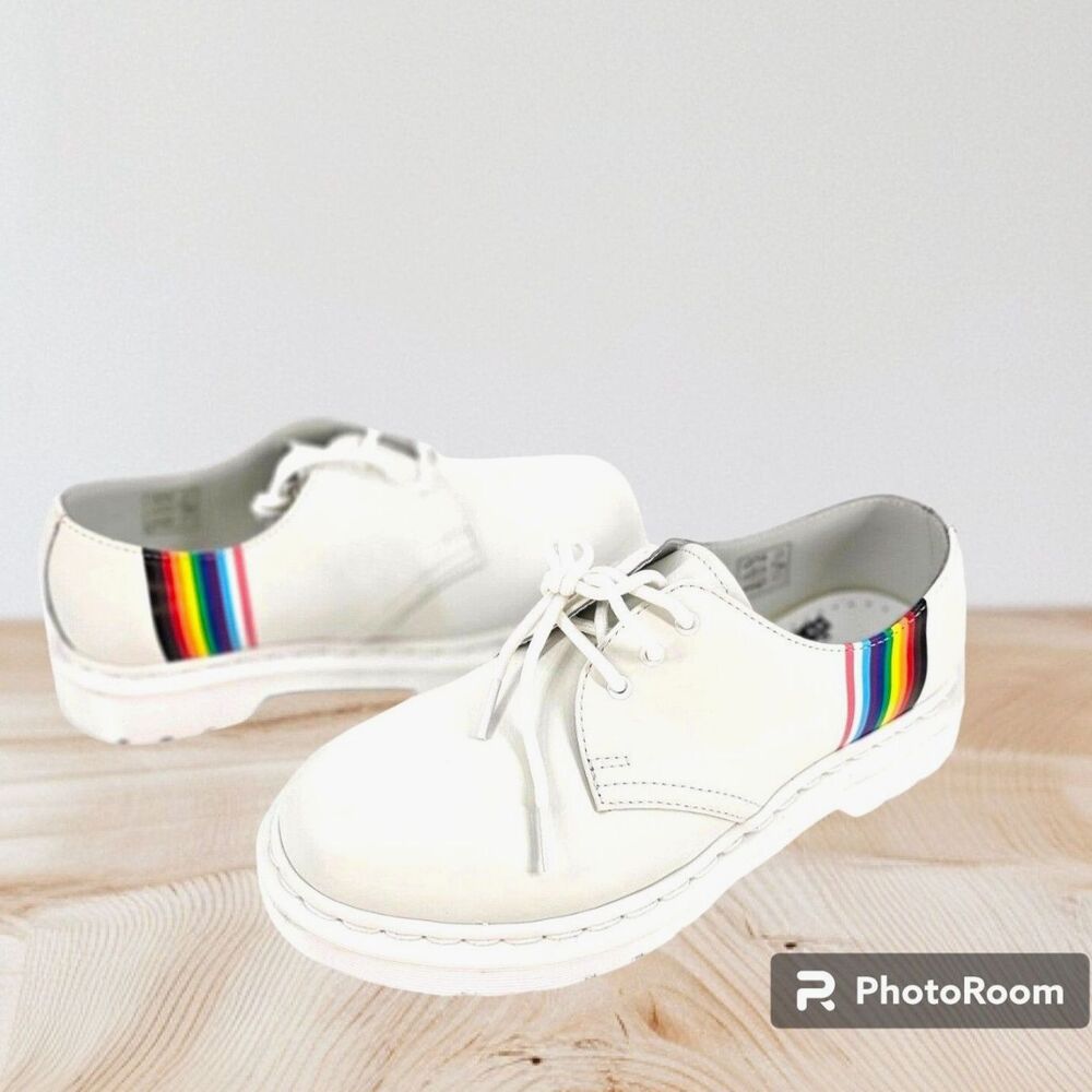 Dr Martens 1461 Pride Smooth Leather Oxford Shoes Men's Size 7
